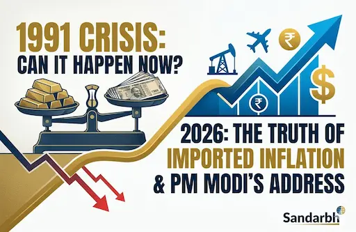 conomic Crisis 1991 vs 2026 Imported Inflation comparison for Sandarbh blog